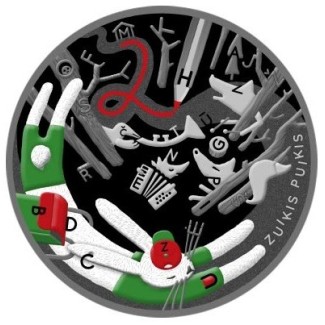 euroerme érme 5 Euro Litvánia 2022 - Zuikis Puikis (Proof)