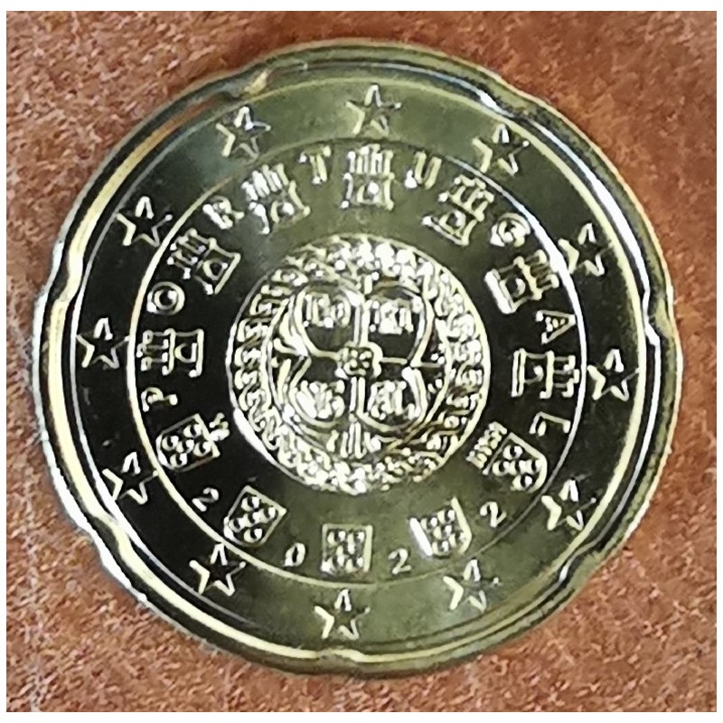 Euromince mince 20 cent Portugalsko 2022 (UNC)