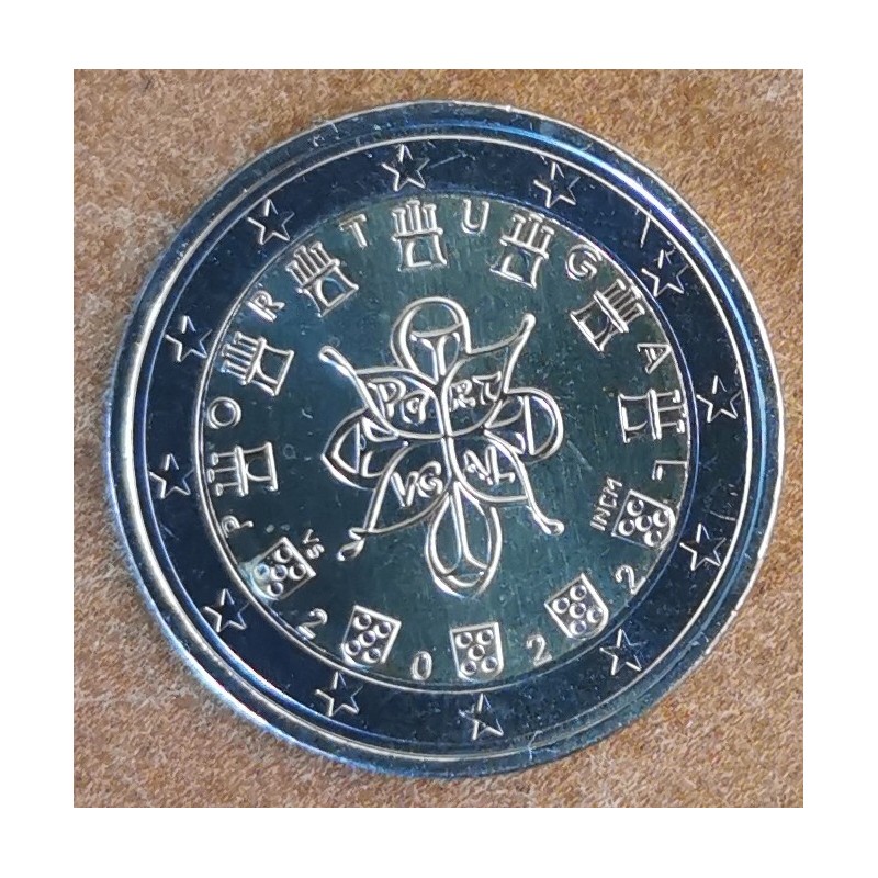 Euromince mince 2 Euro Portugalsko 2022 (UNC)