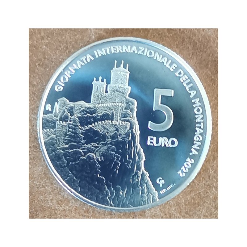 Euromince mince 5 Euro San Marino 2022 - Svetový deň hôr (BU)