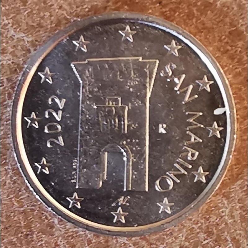 Euromince mince 2 cent San Marino 2022 - Nový design (UNC)