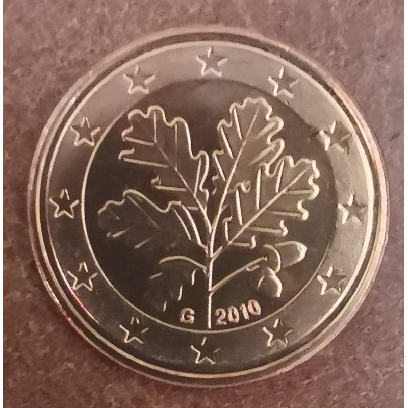 euroerme érme 1 cent Németország \\"G\\" 2010 (UNC)