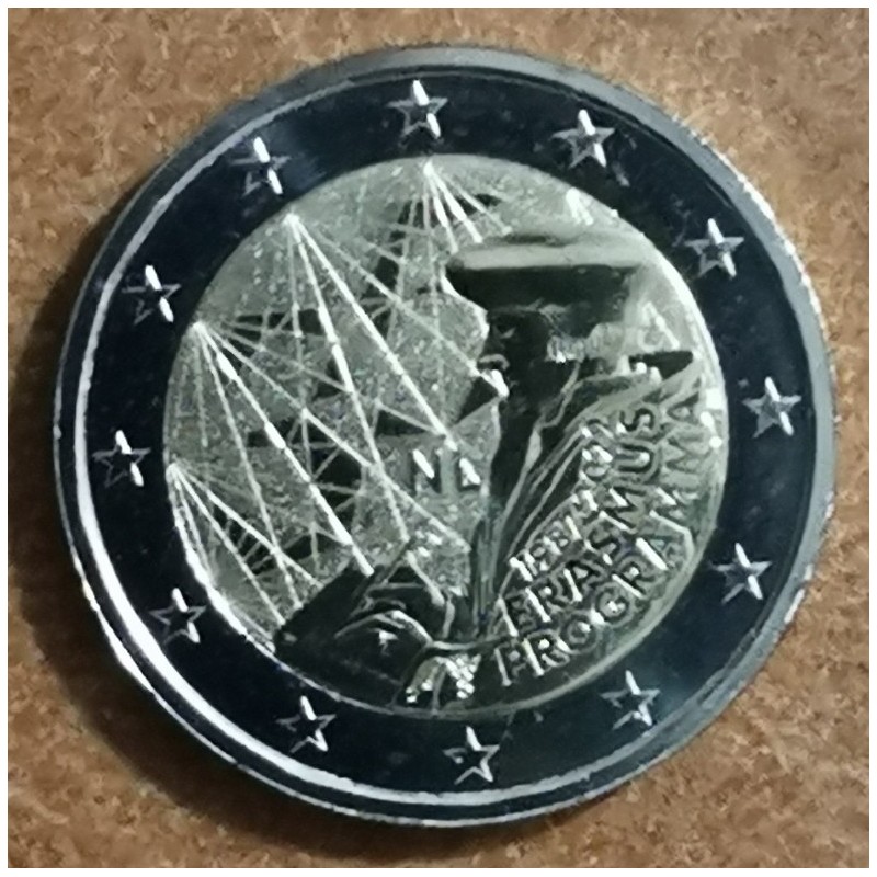 Euromince mince 2 Euro Holandsko 2022 - Erasmus program - 35. výroč...