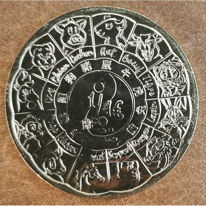 eurocoin eurocoins 1/4 Euro France 2022 - Year of Tiger (UNC)