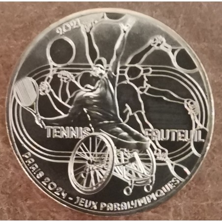 eurocoin eurocoins 1/4 Euro France 2021 - OG Paris 2024 - Wheelchai...