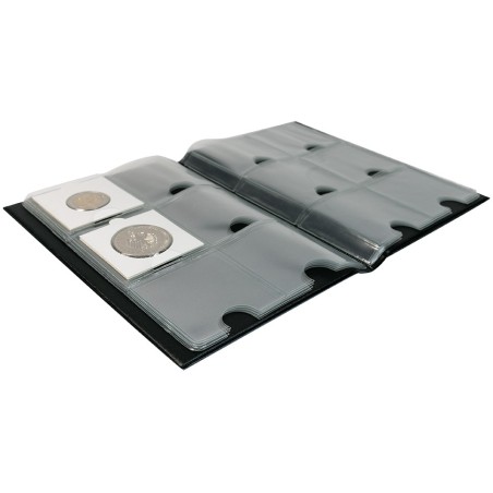 eurocoin eurocoins Lindner pocket album for 60 coins (dark blue)