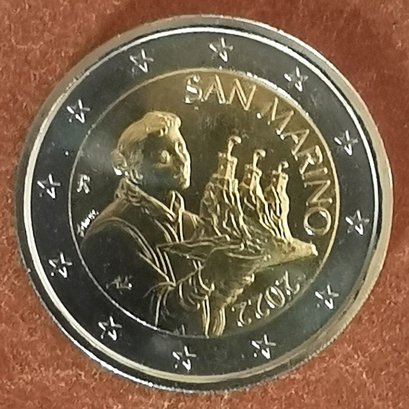 Euromince mince 2 Euro San Marino 2022 - Svätý Marinus (UNC)