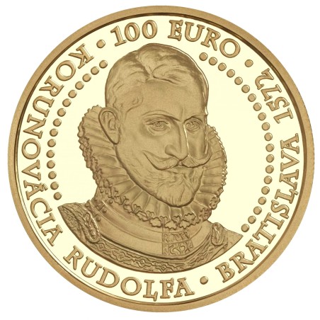 euroerme érme 100 Euro Szlovákia 2022 - Rudolf koronázásának 450. é...