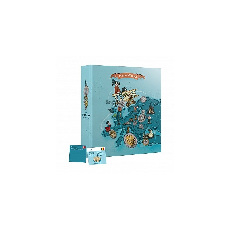 eurocoin eurocoins Children album Leuchtturm for 48 coins