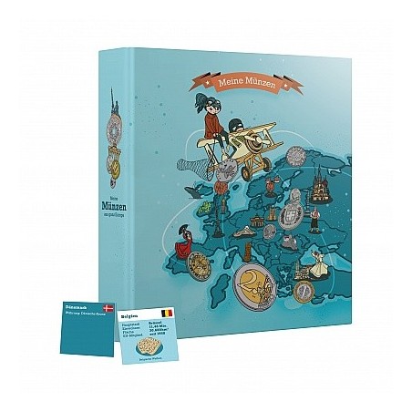 euroerme érme Leuchtturm gyerekalbum 48 érmére