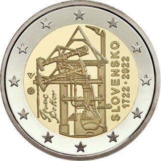 Euromince mince 2 Euro Slovensko 2022 - Potterov parný stroj (25x UNC)