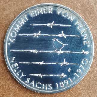 Euromince mince 20 Euro Nemecko 2016 - Nelly Sachs (UNC)