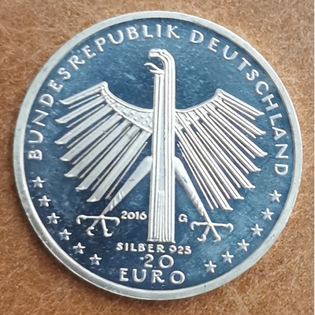 Euromince mince 20 Euro Nemecko 2016 - Otto Dix (UNC)
