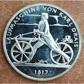 Euromince mince 20 Euro Nemecko 2017 - Karl Drais (UNC)