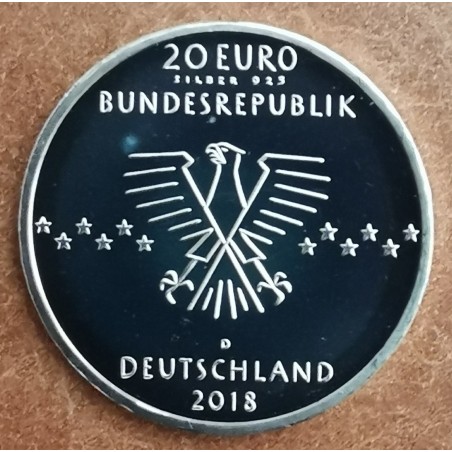 euroerme érme 20 Euro Németország 2018 - Ernst Otto Fischer (UNC)