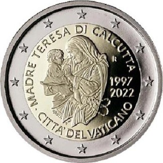 2 Euro Vatican 2022 - Mother Teresa (UNC)