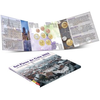 Euromince mince Belgicko 2022 sada 10 mincí - Gent (BU)
