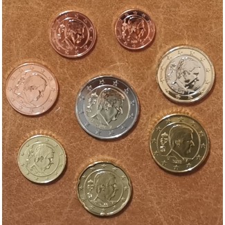 Euromince mince Belgicko 2022 sada 8 mincí (UNC)