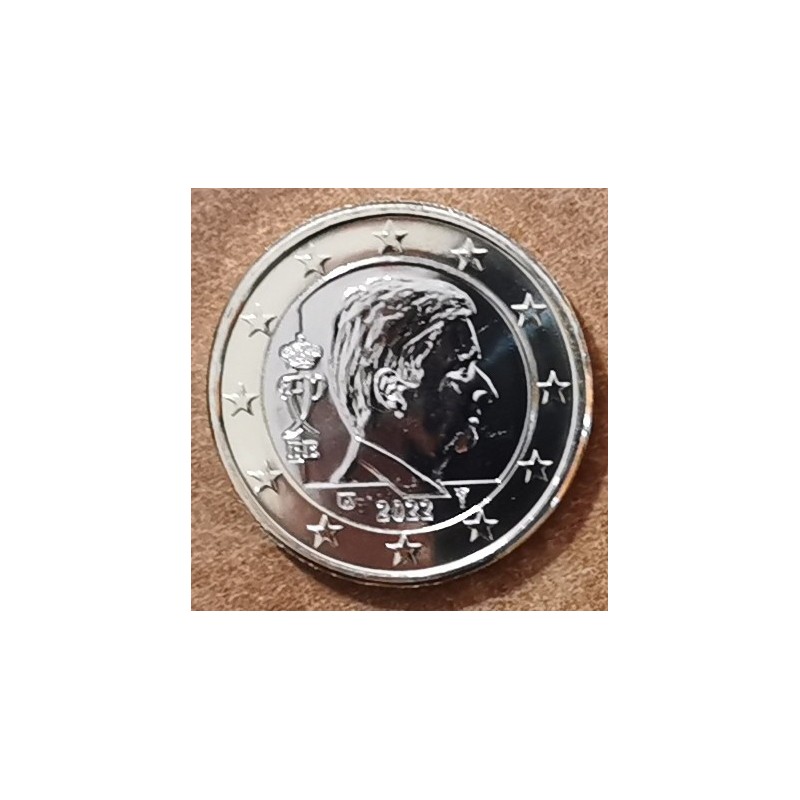 Euromince mince 1 Euro Belgicko 2022 - Kráľ Filip (UNC)