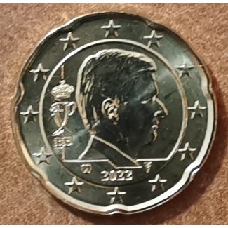 Euromince mince 20 cent Belgicko 2022 - Kráľ Filip (UNC)
