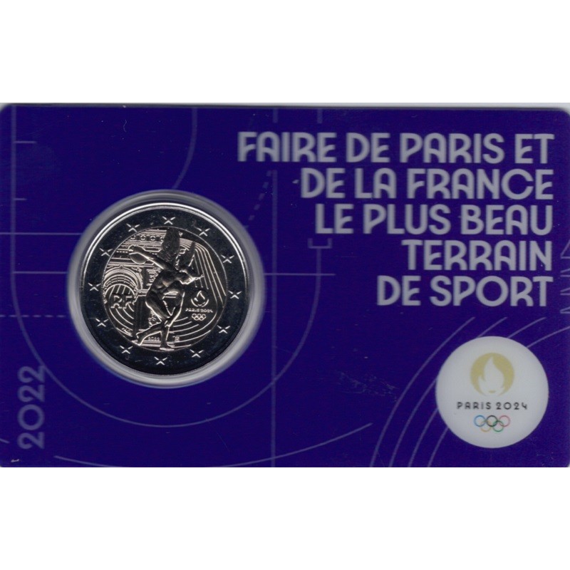 eurocoin eurocoins 2 Euro France 2022 - Paris 2024 Olympic Games (p...