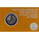 2 Euro France 2022 - Paris 2024 Olympic Games (yellow BU card)
