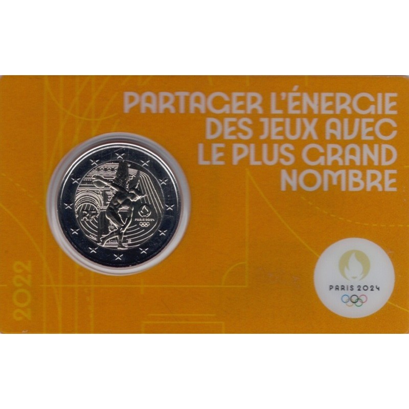 eurocoin eurocoins 2 Euro France 2022 - Paris 2024 Olympic Games (y...