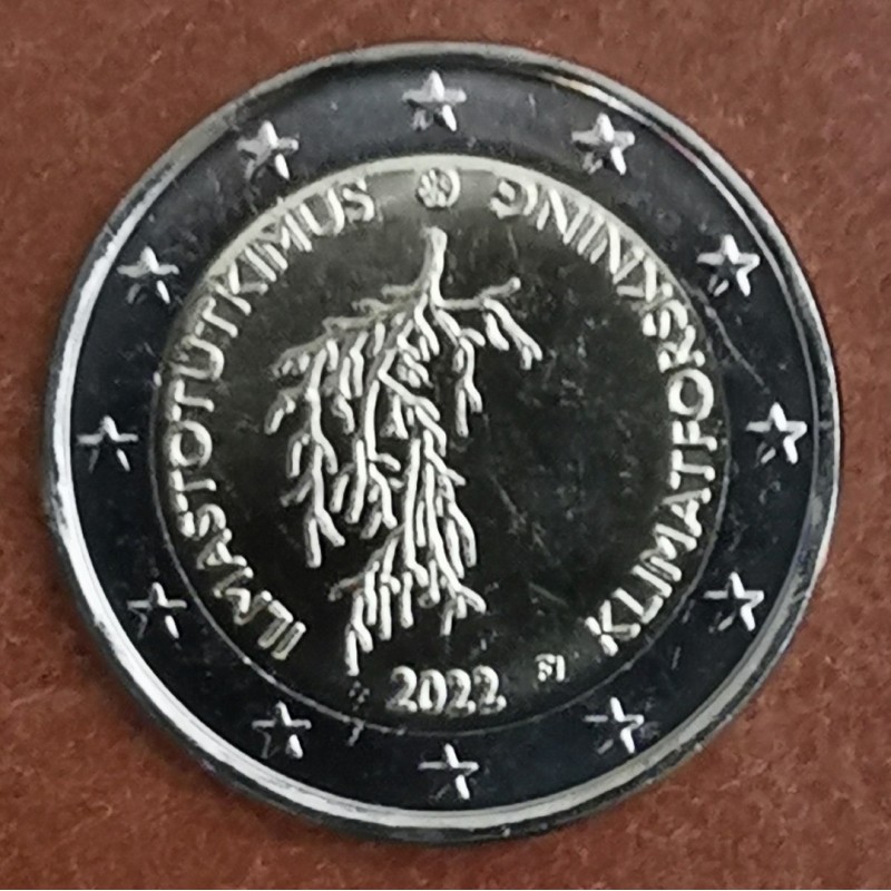 Euromince mince 2 Euro Fínsko 2022 - Výskum klímy (UNC)