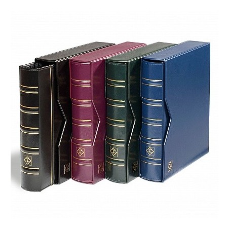 eurocoin eurocoins Leuchtturm OPTIMA green album with slipcase