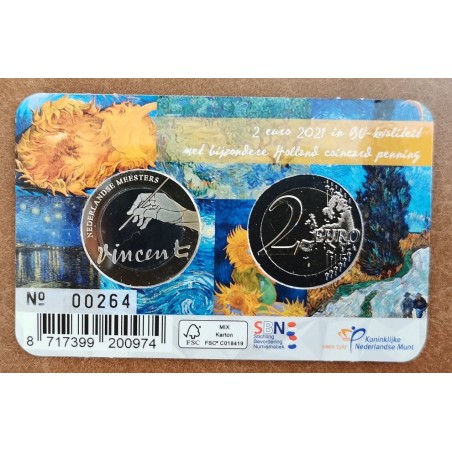 eurocoin eurocoins 2 Euro Netherlands 2021 - Holland coin fair (BU)