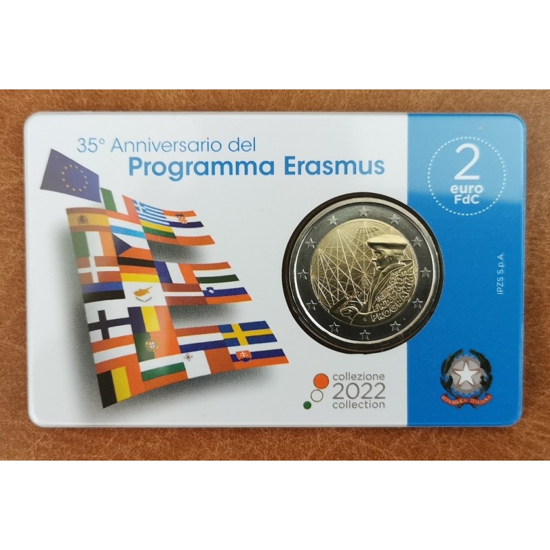 eurocoin eurocoins 2 Euro Italy 2022 - Erasmus program (BU)