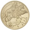 Euromince mince 5 Euro Slovensko 2021 - Vlk dravý (UNC)
