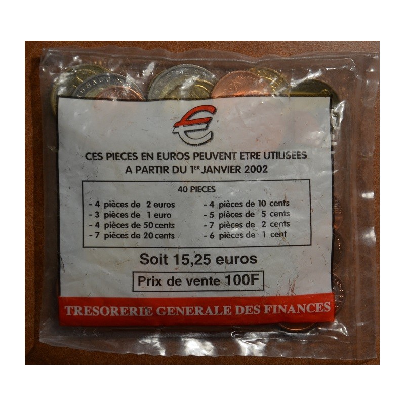 Euromince mince Štartovacia sada Monaco 2002 (BU)