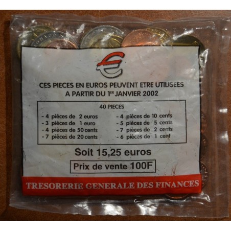 euroerme érme Euro kezdőcsomag Monaco 2002 (BU)
