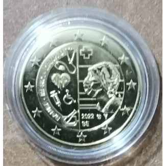 euroerme érme 2 Euro Belgium 2022 - Az egészségügy (aranyozott UNC)