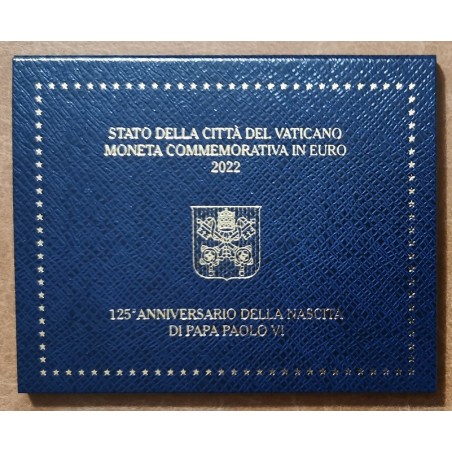 eurocoin eurocoins Cover for 2 Euro Vatican 2022 - Pope Paulus VI.