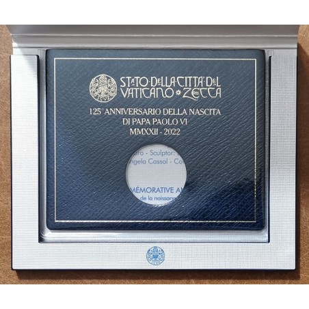 eurocoin eurocoins Cover for 2 Euro Vatican 2022 - Pope Paulus VI.