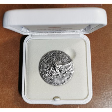 Euromince mince Strieborná medaila Vatikán 2022 - Mier Ukrajine (BU)