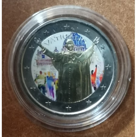 Euromince mince 2 Euro Vatikán 2022 - Pápež Pavol VI. - v3 (farebná...
