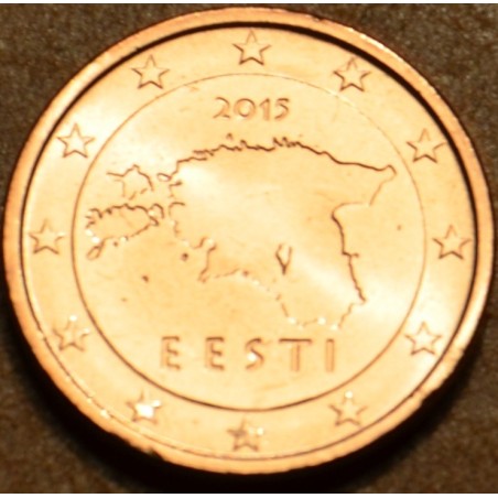 Euromince mince 1 cent Estónsko 2015 (UNC)