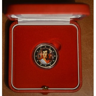 euroerme érme 2 Euro Monaco 2019 - Prince Honore V (színezett Proof)