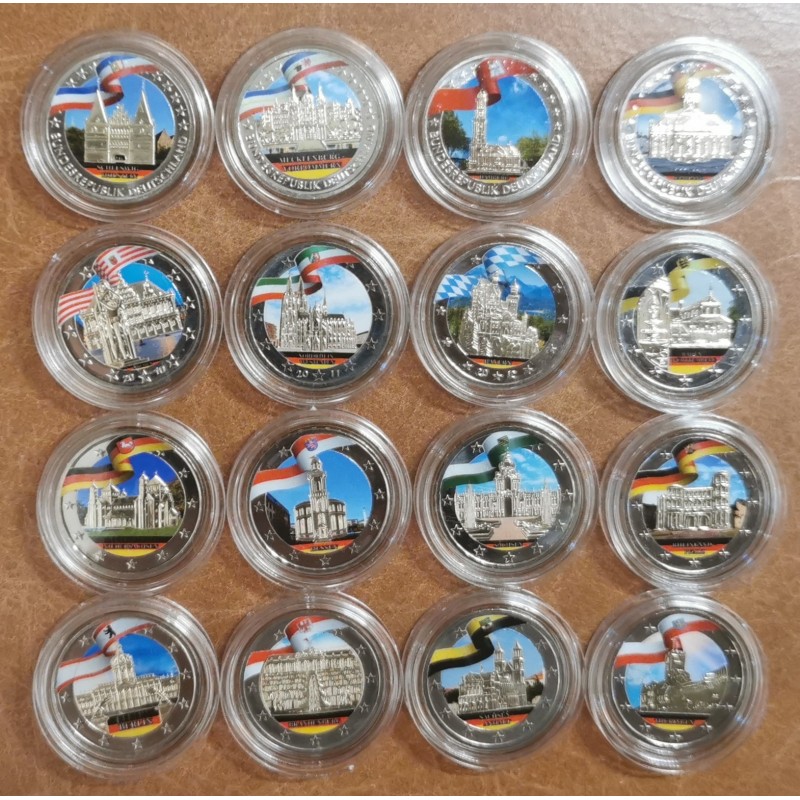 Euromince mince 2 Euro Nemecko 2006-2022 - Spolkové krajiny Nemecka...