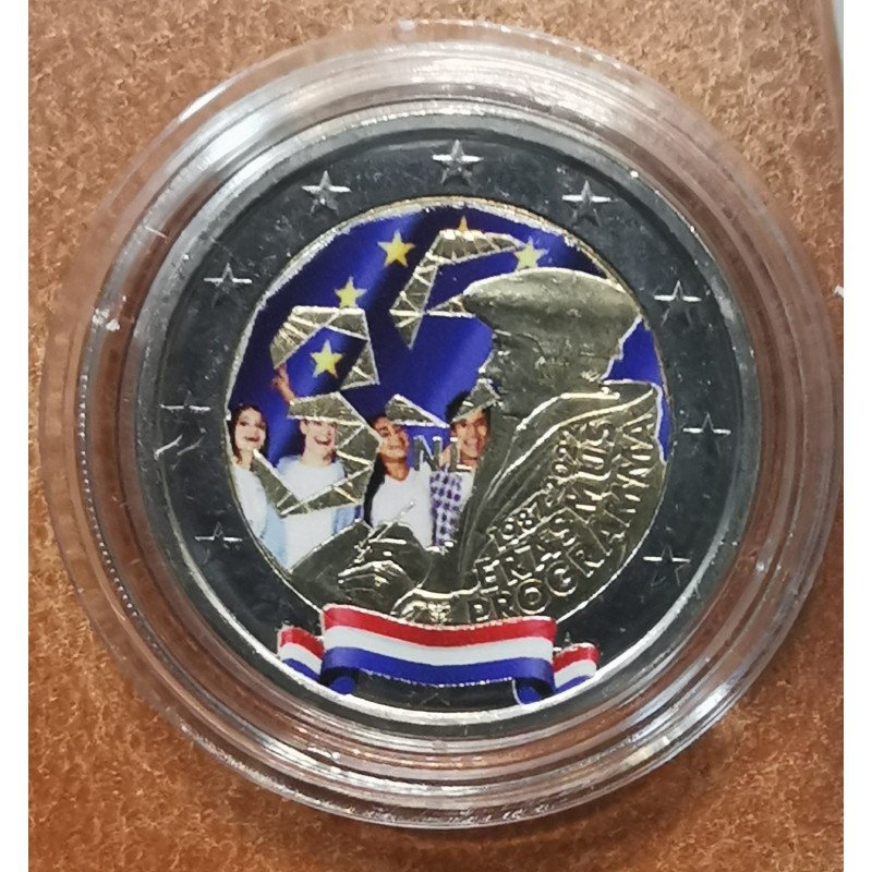 eurocoin eurocoins 2 Euro Netherlands 2022 - Erasmus program (color...