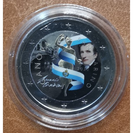 eurocoin eurocoins 2 Euro San Marino 2022 - Antonio Canova (colored...