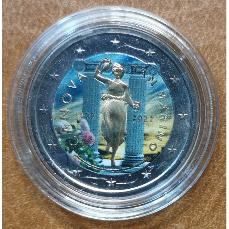 eurocoin eurocoins 2 Euro San Marino 2022 - Antonio Canova II. (col...