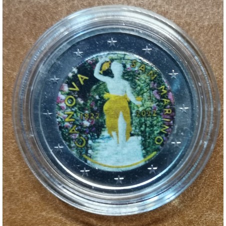 eurocoin eurocoins 2 Euro San Marino 2022 - Antonio Canova V. (colo...