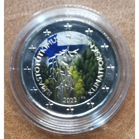 Euromince mince 2 Euro Fínsko 2022 - Výskum klímy (farebná UNC)