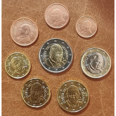 eurocoin eurocoins Vatican 2015 set of 8 eurocoins (UNC)