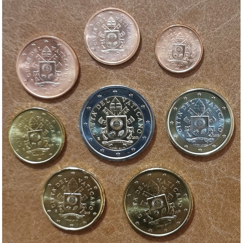 eurocoin eurocoins Vatican 2019 set of 8 eurocoins (UNC)