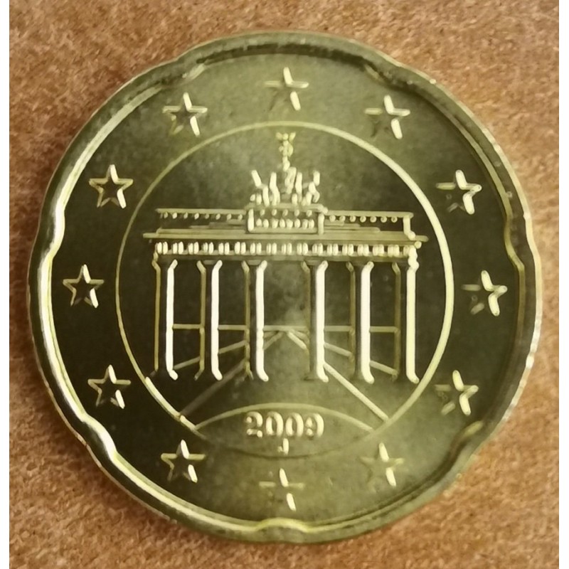 Euromince mince 20 cent Nemecko 2009 \\"J\\" (UNC)